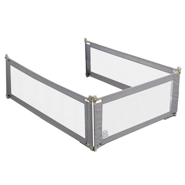 3 Pieces Baby Bed Rail Guard for Kids, bed rails for queen size bed (Queen Size)
