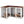 Linor All Steel Frame Large Dog Crate Furniture with Dividers and Double Doors for 2 Dogs