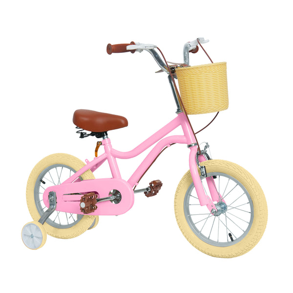 Kids Bike, 14 16 20 inch Girls Bike for 5-14 Girls with Training Wheels New
