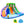 Inflatable Water Slide, 8 in 1 Water Inflatable Slide for Kids and Adults, 2 Large Water Slide (Dual Slide)