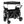 Stroller Wagon for 2 Kids, 2 seater wagon stroller with canopy(Black)