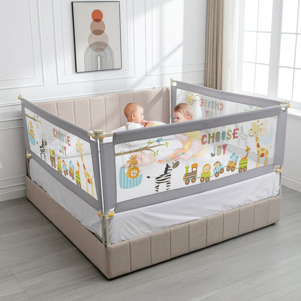 Linor 3-in-1 Baby Bed Foldable Guardrail for Thick Mattresses