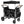 Stroller Wagon for 2 Kids, 2 seater wagon stroller, stroller wagon with canopy(Black)