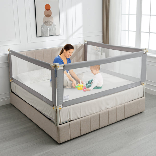 Linor 3-in-1 Baby Bed Foldable Guardrail for Thick Mattresses