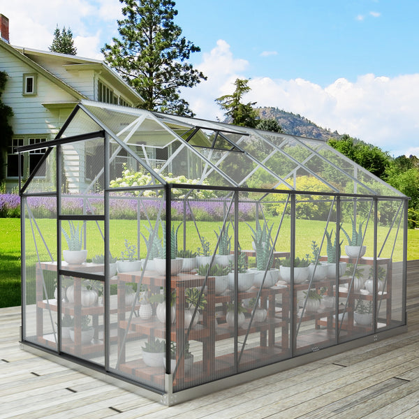 Greenhouses for Outdoors, 6.23x10.3 FT Green Houses, Storage Shed Sunroom