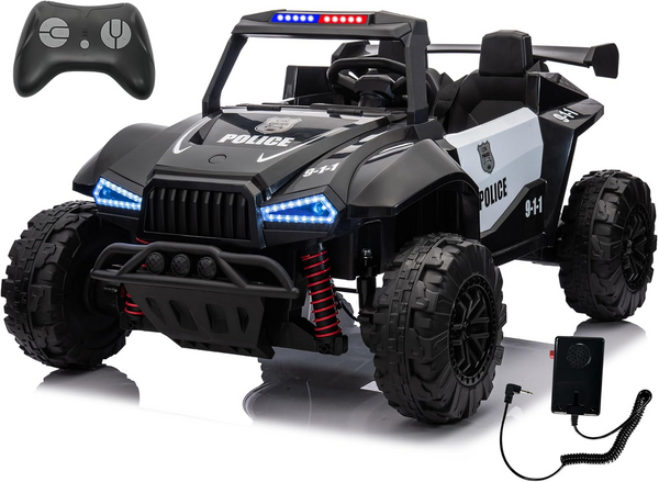 24V 5AH 2 Seater Ride On Car for Kids, 4WD Kids' Electric Vehicles with Remote Control for Girls Boys, UTV Ride On Car for Kids, Spring Absorber, Wireless Bluetooth