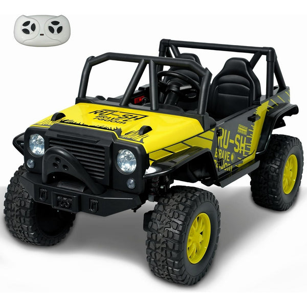 24V Ride On Toys, Akaber Kids Electric Car 5AH 2-Seater with Remote Control, Bluetooth, 4WD UTV Toy Vehicle for Boys and Girls 3-8 Years