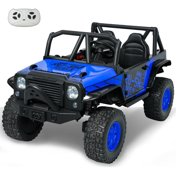 24V Ride On Toys, Akaber Kids Electric Car 5AH 2-Seater with Remote Control, Bluetooth, 4WD UTV Toy Vehicle for Boys and Girls 3-8 Years