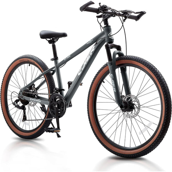 26" Bikes for Women, Wanan Mountain Bike 21-Speed with Dual Disc Brakes, Suspension Fork, Internal Cable Routing, 2.125" Tires, Ergonomic Grips