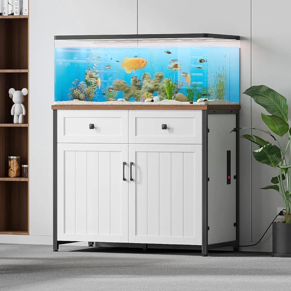 Linor Gallon Fish Tank Stand with Power Outlets