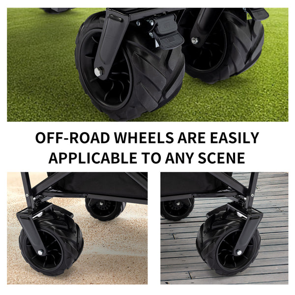 2 Kids Collapsible Stroller Wagon with Canopied for Adventure