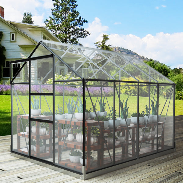 Greenhouses for Outdoors, 6.23x 8.33 FT Green Houses, Storage Shed Sunroom