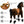 Wanan Ride on Horse for Big Kids, Horse Ride on Toy for 4 to 9 Years Old, (35.43'' Height) Riding Horse Rider Mechanical Walking Action, No Battery or Electricity, Max Load 165LBS