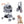 Folding Pet Stroller Grey, 3 In 1 Multifunction Pet Storage Basket Dog Stroller, Lightweight Dog Carrier with Adjustable Cover