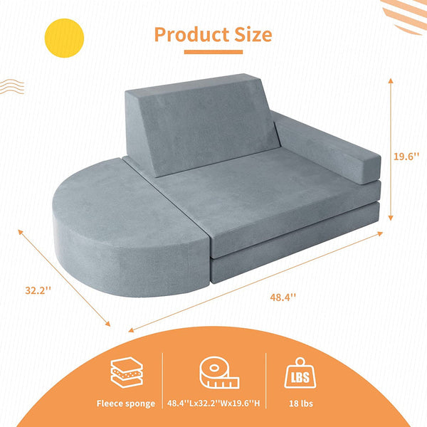 Kids Couch, Playroom Couch(5 Pcs)