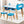 Kids Art Table, 2-In-1 Kids Craft Table and Chair Set , Wooden  Painting Art Easel Set, Toddler Activity Table, Kids Arts and Crafts Ages 3-12
