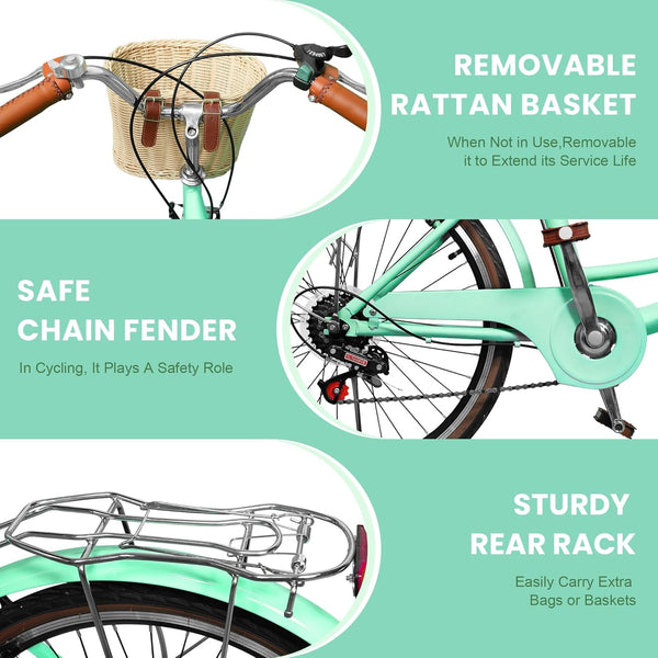 Linor 26 Inch Cruiser Bike for Women