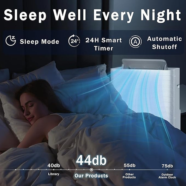 Portable Air Conditioner, 14000 BTU Portable AC Unit with Remote Control, Dehumidifier, Fan, Auto, Sleep Modes, Up to 700 Sq. Ft, Quiet Portable Air Conditioners with Installation Kits, 24H Timer