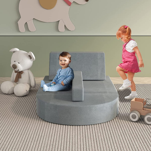 Kids Couch, Playroom Couch(5 Pcs)
