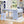 Kids Art Table and Chair Set, Kids Craft Table with Two Chairs, Storage Shelves, Canvas Bins, Wooden Children Study Desks, Kids Desk and Chair Set for Drawing and Painting