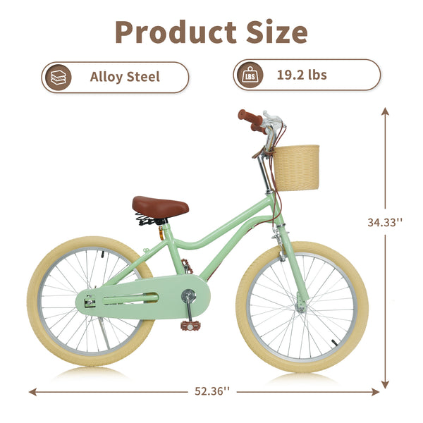 Kids Bike, 14 16 20 inch Girls Bike for 5-14 Girls with Training Wheels New