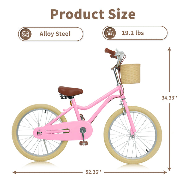 Kids Bike, 14 16 20 inch Girls Bike for 5-14 Girls with Training Wheels New