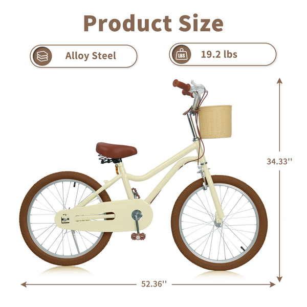 Kids Bike, 14 16 20 inch Girls Bike for 5-14 Girls with Training Wheels New