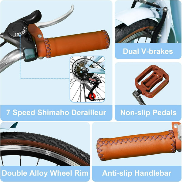 Linor 26 Inch Beach Cruiser Bike for Adults