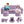 Multicolor Medium Kids Couch 13PCS, Kids Sofa for Playroom Bedroom, Modular Play Couch