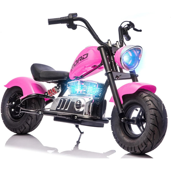 DEYGIA 24V 250W Kids Electric Dirt Bike, 12.5 MPH & 10-Mile Range, 176lb Capacity, Dual Suspension + Disc Brake, Twist Throttle - Electric Motorbike for Ages 8-14