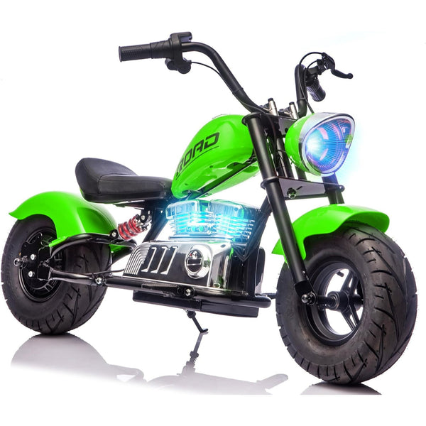 DEYGIA 24V 250W Kids Electric Dirt Bike, 12.5 MPH & 10-Mile Range, 176lb Capacity, Dual Suspension + Disc Brake, Twist Throttle - Electric Motorbike for Ages 8-14