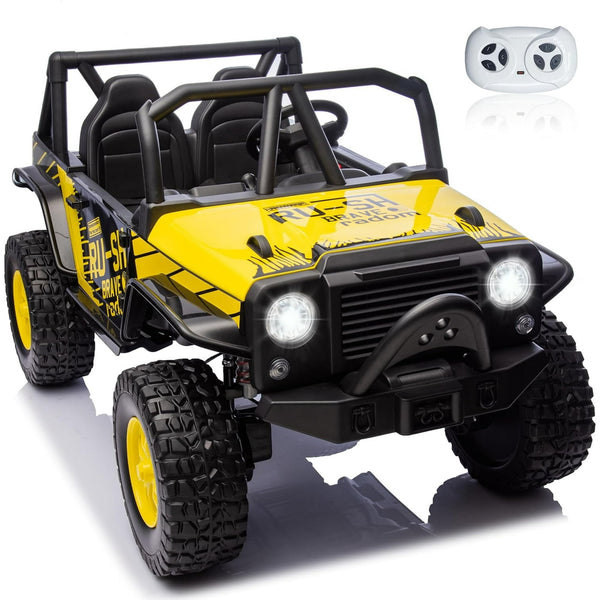 DEYGIA 24V 7AH 2-Seater Ride-On Car with Remote Control, Bluetooth, Spring Absorbers