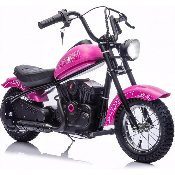 DEYGIA 24V Kids Electric Dirt Bike, 15mph Max Speed & 150lb Capacity, 250W Motor Pro Ride On Motorcycle w/ Rear Suspension, Twist Throttle, Battery Display - Perfect Birthday Gifts for Boys Girls