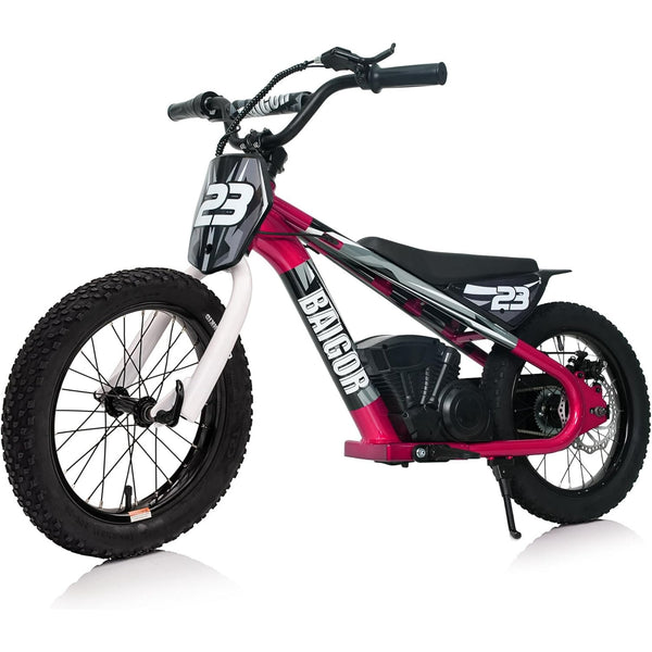 DEYGIA Electric Dirt Bike for Kids Ages 6-12, 250W Electric Motorcycle Up to 15.5MPH, 24V Detachable Battery, 16'' Inflatable Tire Electric Balance Bike with Kickstand