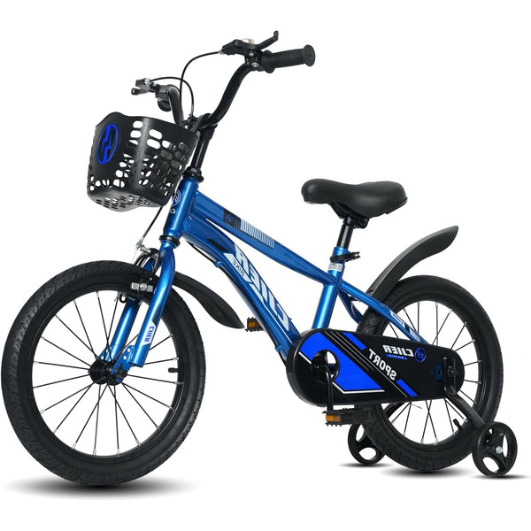 Pipleo 14" Kids Bikes for Girls and Boys, Kids' Bicycles with Training Wheels, Ages 3-5 Years