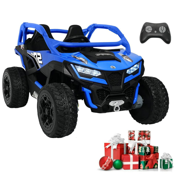 ICEELF 24V 10AH 2 Seater Ride on Toys for Big Kids, 21" 4WD/AWD Large Kids' Electric Vehicles with Remote Control