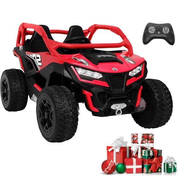 ICEELF 24V 10AH 2 Seater Ride on Toys for Big Kids, 21" 4WD/AWD Large Kids' Electric Vehicles with Remote Control
