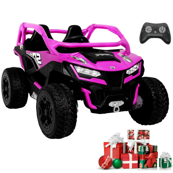 ICEELF 24V 10AH 2 Seater Ride on Toys for Big Kids, 21" 4WD/AWD Large Kids' Electric Vehicles with Remote Control