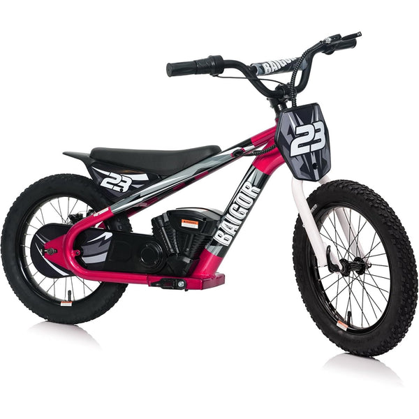 Wanan 24V Electric Bike for Kids, 250W Electric Motorcycle Up to 15.5MPH,16-inch Tires, 3 Speeds, Electric Balance Bike for Kids Aged 6+