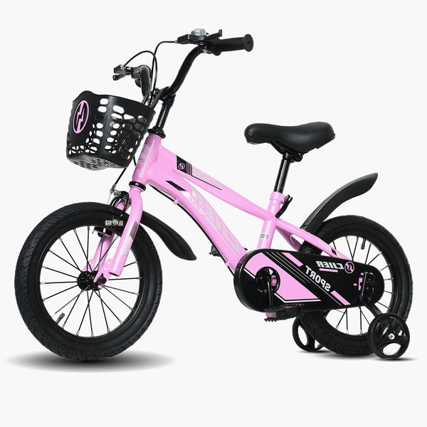 Pipleo 14" Kids Bikes for Girls and Boys, Kids' Bicycles with Training Wheels, Ages 3-5 Years