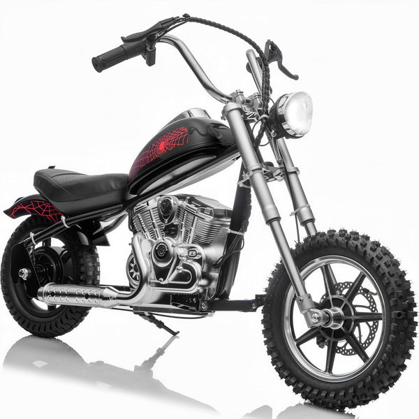 Pipleo 36V Kids Electric Dirt Bike - 350W Motor, 13.6MPH & 150lb Max, Rear Suspension & Twist Throttle, Off-Road Motorcycle Gift for Boys Girls Ages 8-14