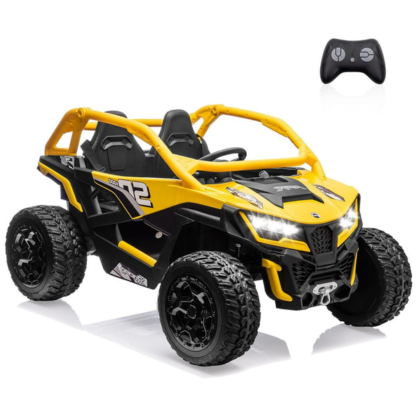 Wanan 24V 10AH 2 Seater Power of Wheels, 21" 4WD/AWD Large Kids' Electric Vehicle with Remote Control