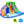 Wanan Inflatable Water Slide, 8 in 1 Water Slides Inflatables for Kids and Adults, 2 Large Water Slide with Air Blower, Splash and Deep Pool, Climbing Wall, Bounce House, Basketball Hoop (Dual Slide)