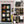 63'' Display Cabinet, Glass Display Cabinet with LED Light, 3 Adjustable Shelves