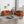 Akaber Modular Sectional Sofa, 75 Inch Loveseat Couches with Movable Storage Ottoman, 25 Inch Deep Seat, Cloud Couches for Living Room, Orange