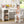 White Kids Study Desk with Chair, Wooden Kids Study Desk and Chair Set, Study Table for Boys and Girls, Kids Computer with Storage Drawers, Bookshelf and Bullentin Board