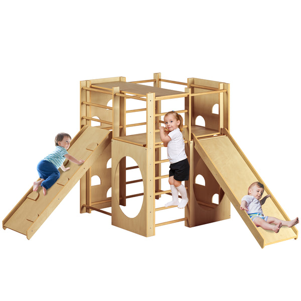 Linor Indoor Playground,Children Kids 2-8yrs (Wood)