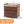 Baby Changing Table with 6 Storage Baskets, Diaper Changing Station (Brown)