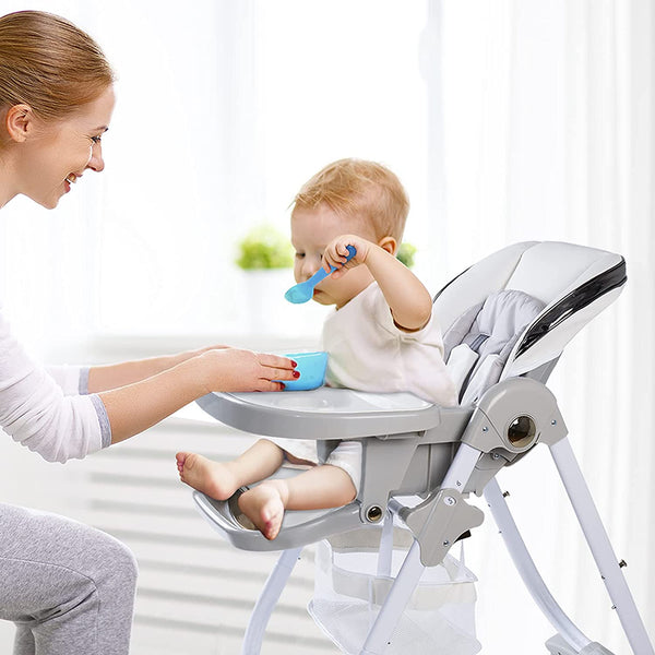 6 in 1 High Chairs for Babies and Toddlers,  Baby High Chair, Portable Baby Booster Seat with Wheels